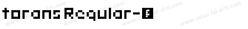 torans Regular字体转换